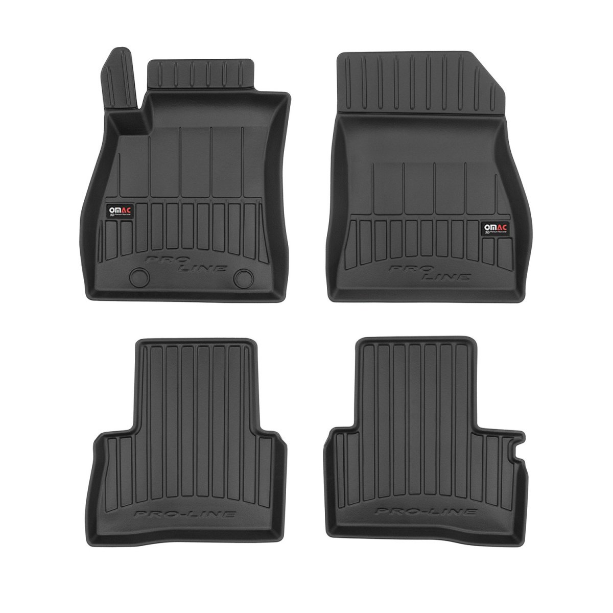 Nissan Juke Floor Mat - Omac - Proline Premium TPE 4 Pcs - Black - '11-'17 Nissan Juke Floor Mat - Omac - Proline Premium TPE 4 Pcs - Black - '11-'17